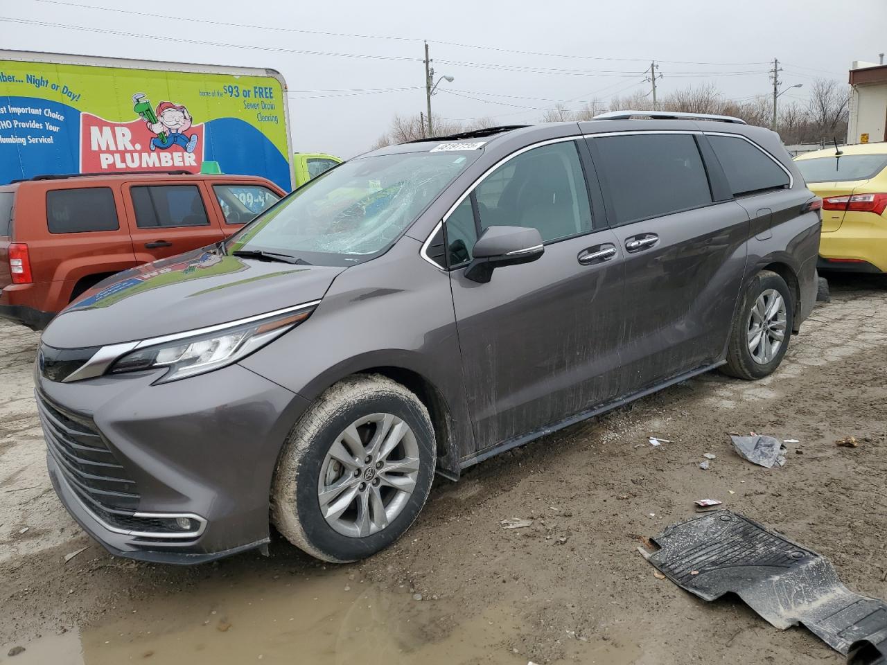 2023 Toyota Sienna Limited იყიდება Indianapolis-ში, IN - Rear End