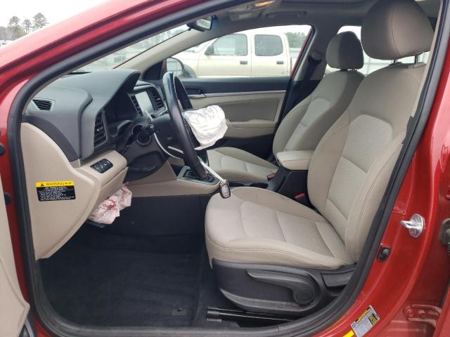  HYUNDAI ELANTRA 2019 Red