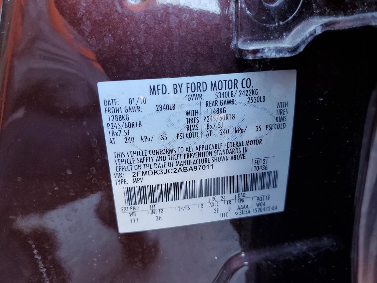 2010 Ford Edge - Image 14