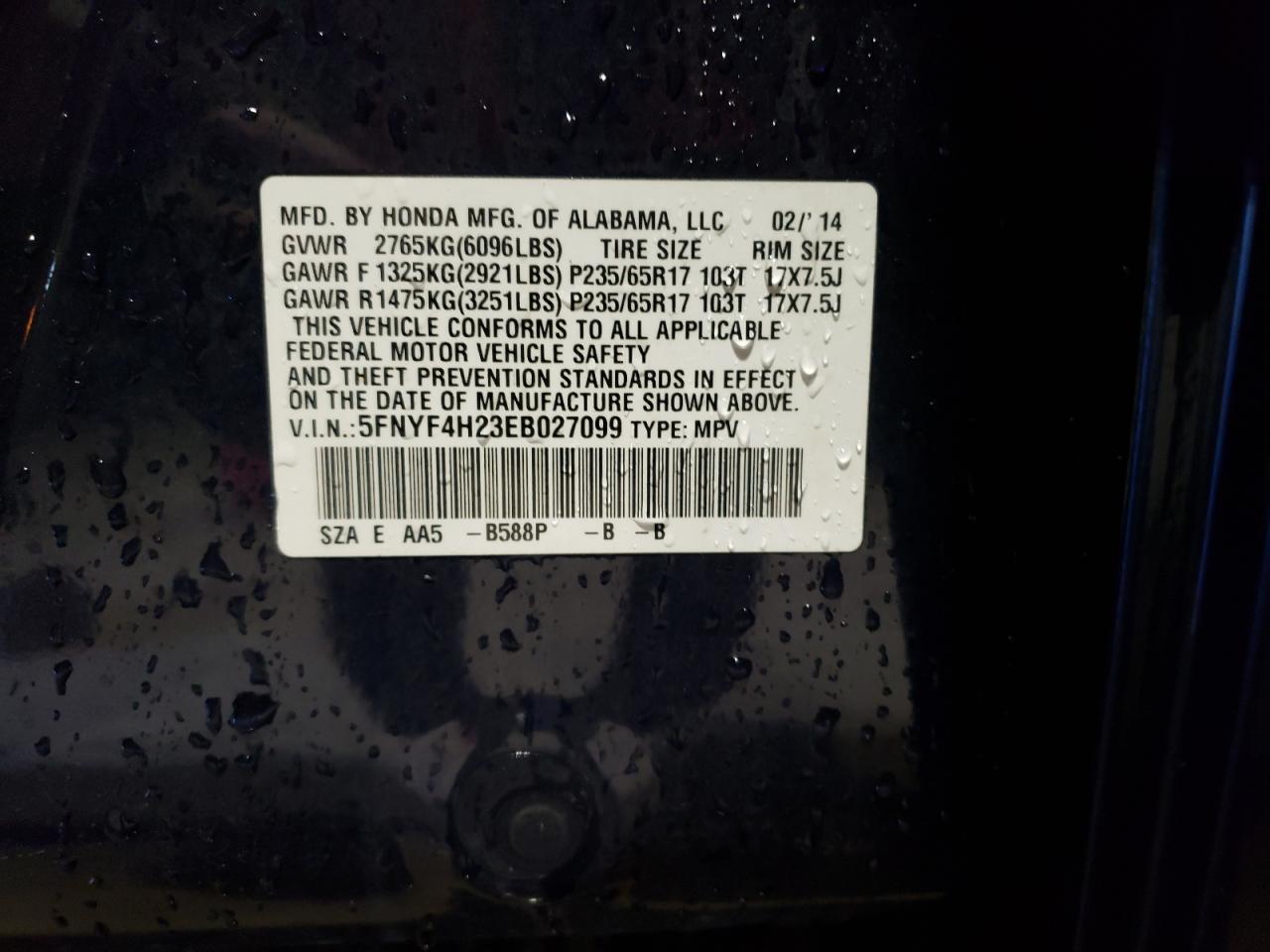 2014 Honda Pilot - Image 14
