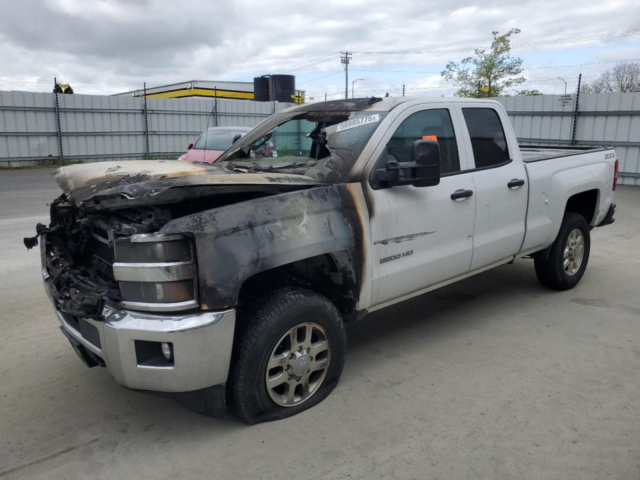2015 Chevrolet Silverado K2500 Heavy Duty Lt de vânzare în Antelope, CA - Burn - Engine
