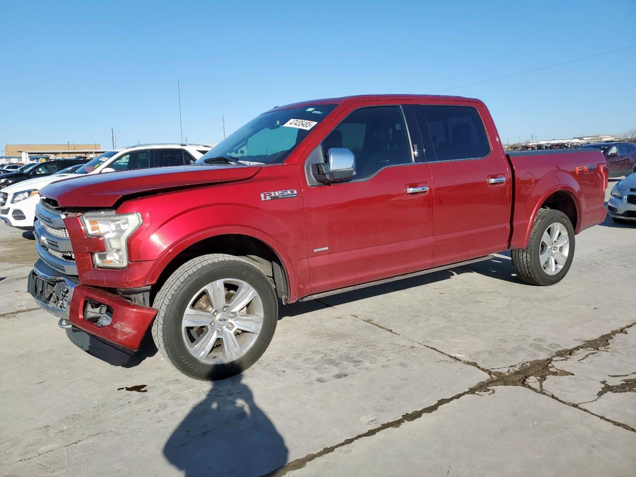 2016 Ford F150 Supercrew იყიდება Grand Prairie-ში, TX - Front End