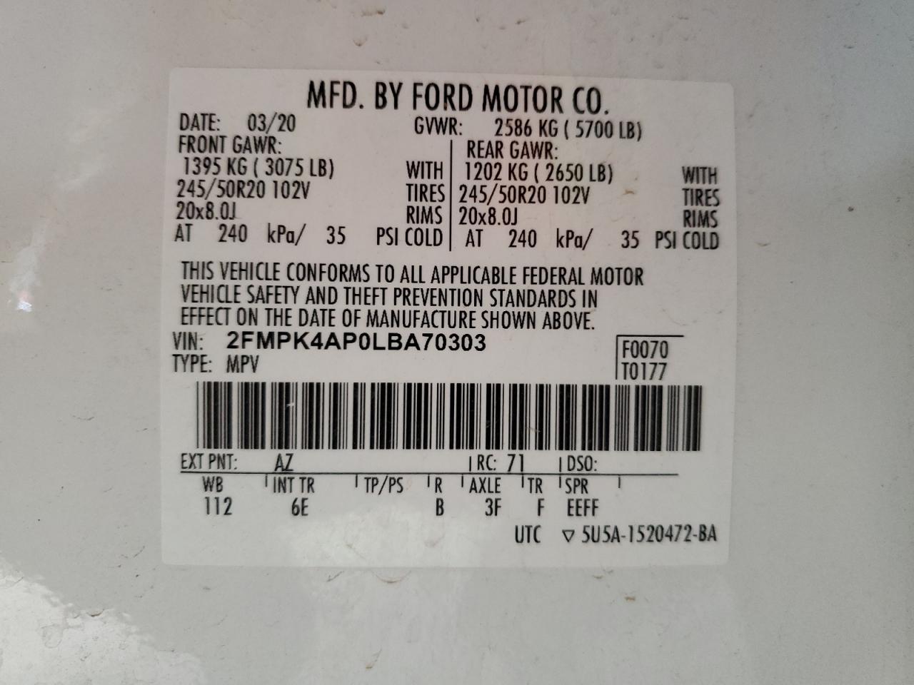 2020 Ford Edge - Image 14