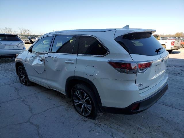  TOYOTA HIGHLANDER 2016 White