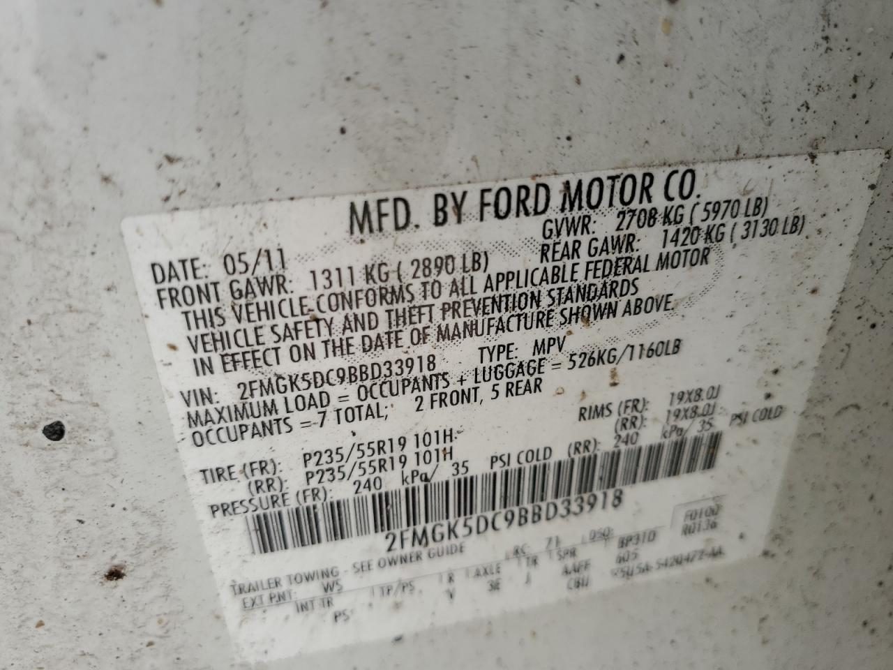 2011 Ford Flex - Image 14