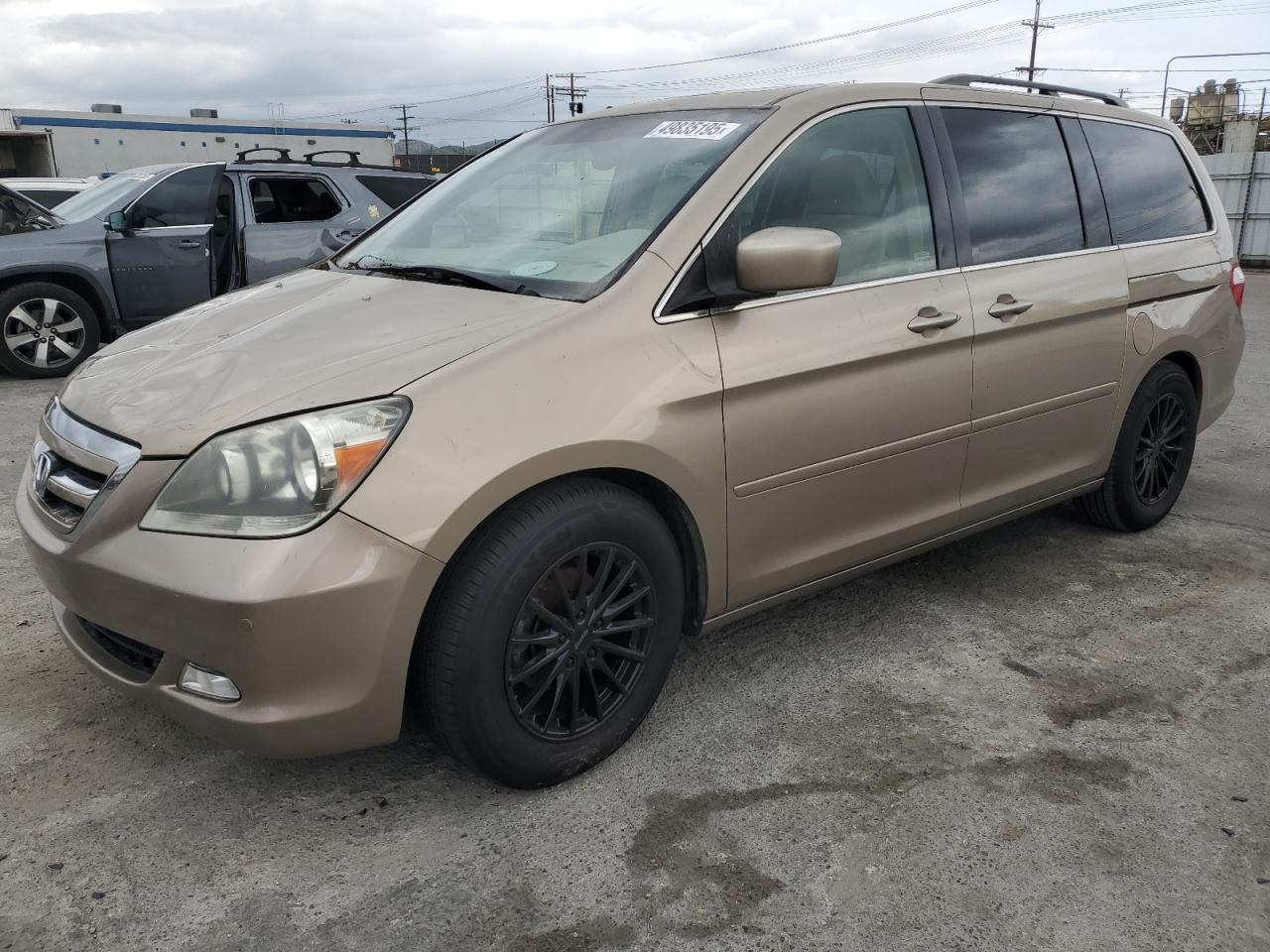 2005 Honda Odyssey Touring en Venta en Sun Valley, CA - Burn