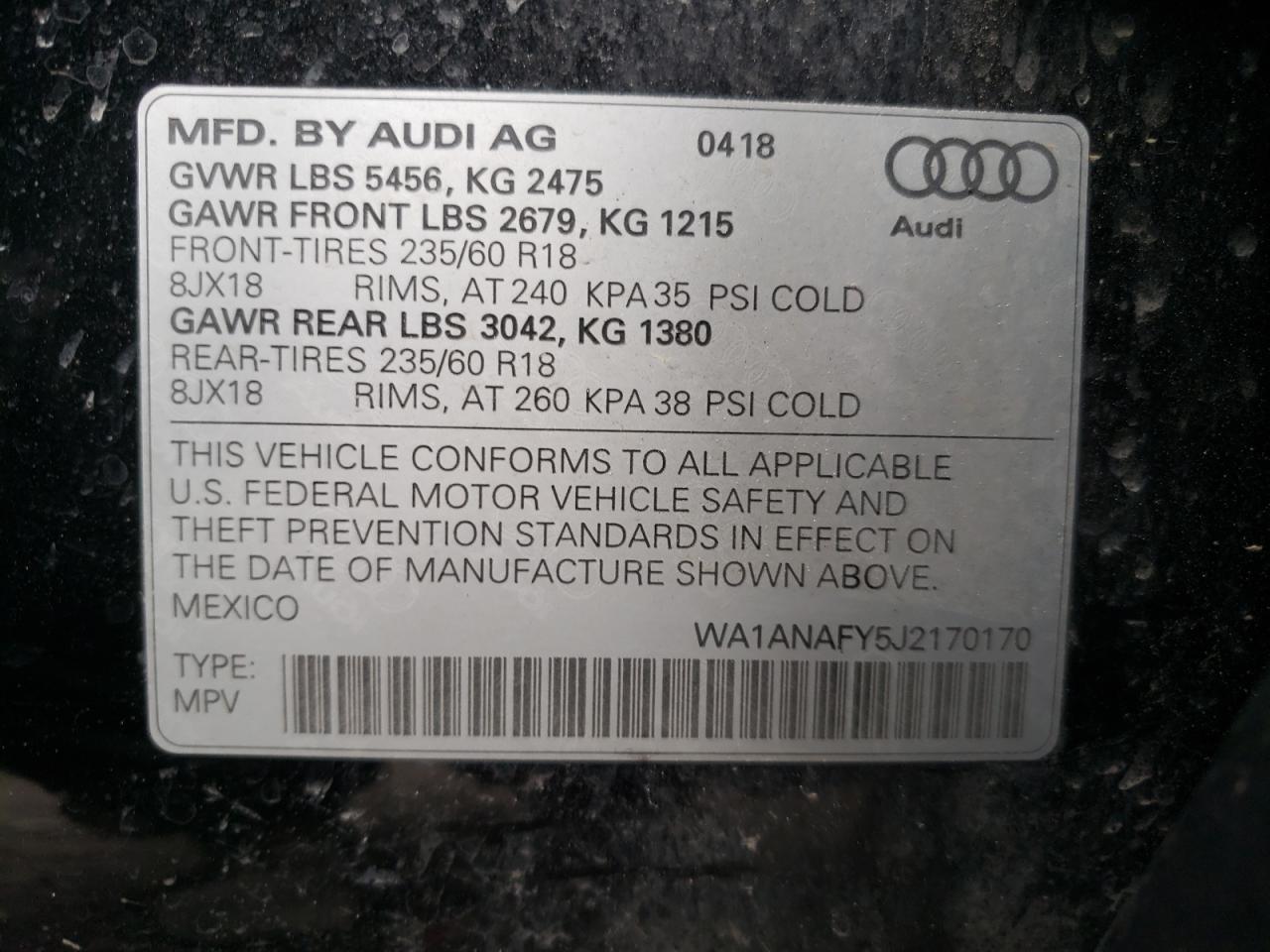 2018 Audi Q5 - Image 13