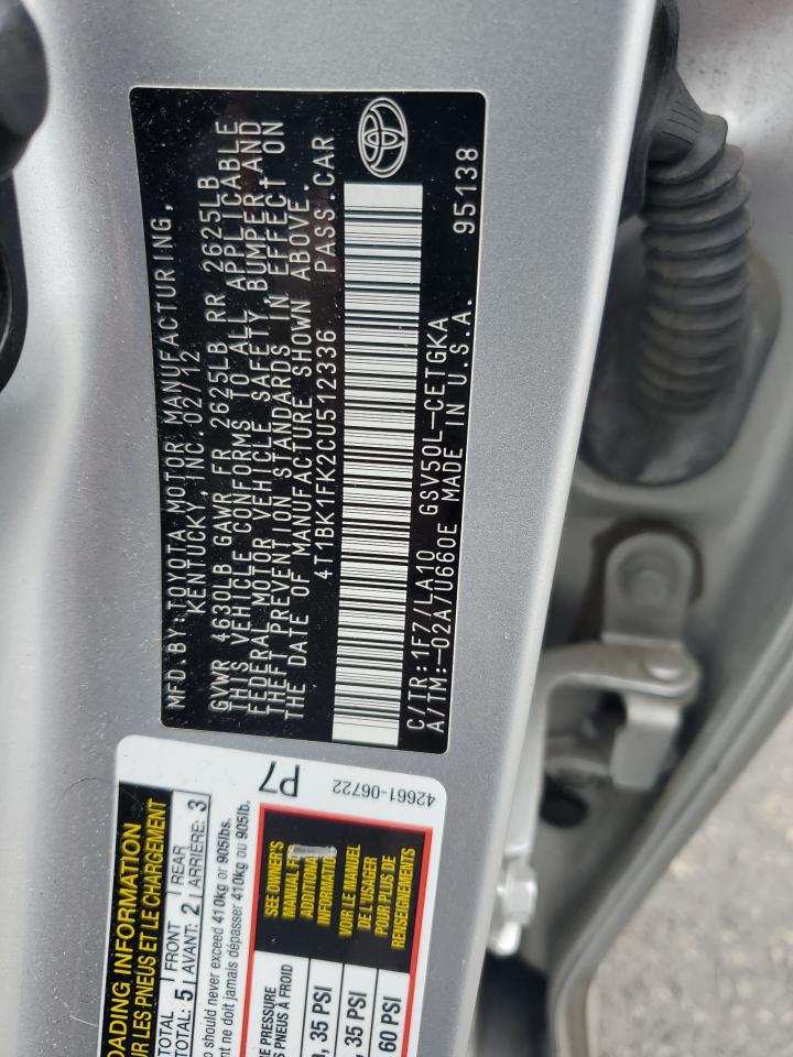 2012 Toyota Camry - Image 13