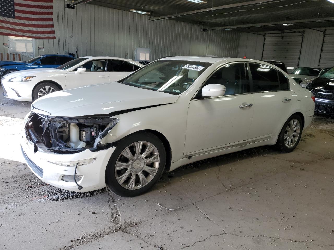 2010 Hyundai Genesis 3.8L de vânzare în Franklin, WI - Front End