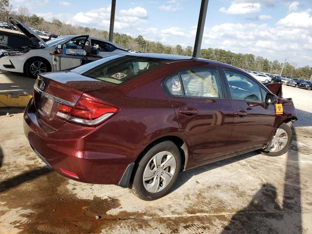  HONDA CIVIC 2013 Burgundy