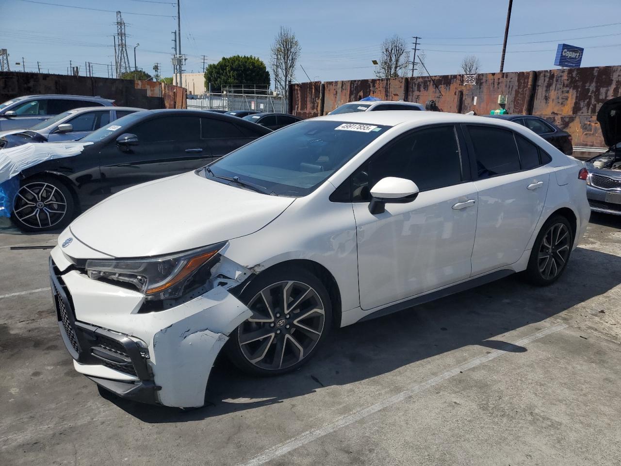 2020 Toyota Corolla Se de vânzare în Wilmington, CA - Front End