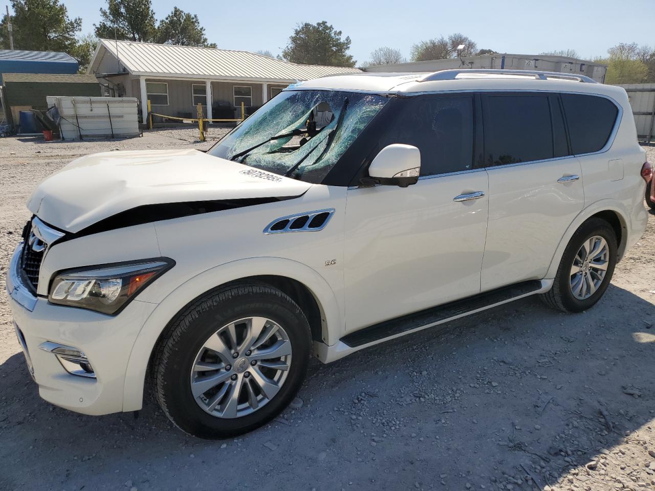 2017 Infiniti Qx80 Base იყიდება Prairie Grove-ში, AR - Front End