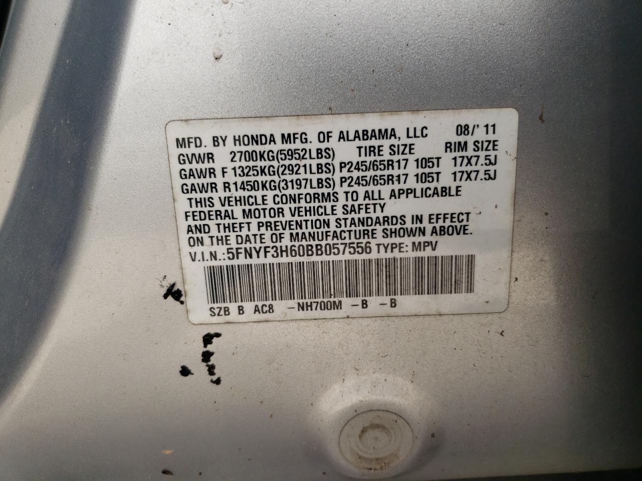 2011 Honda Pilot - Image 13