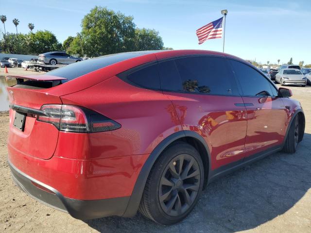  TESLA MODEL X 2022 Красный