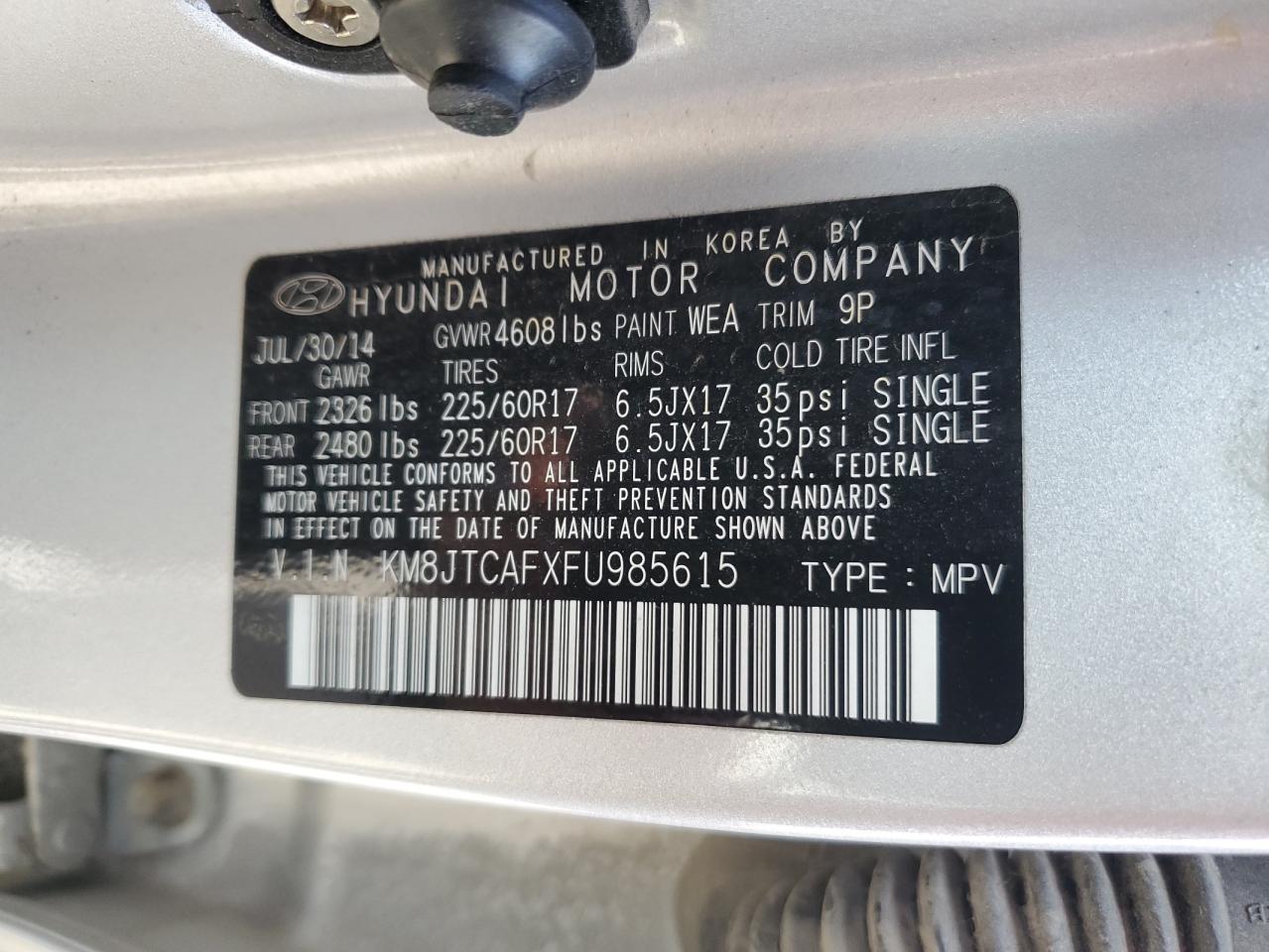 2015 Hyundai Tucson - Image 13