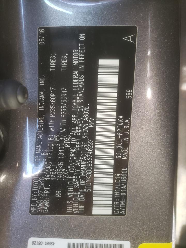 2016 Toyota Sienna - Image 13