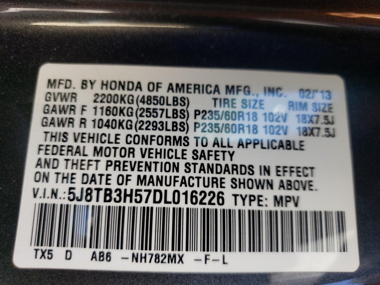 2013 Acura RDX - Image 16