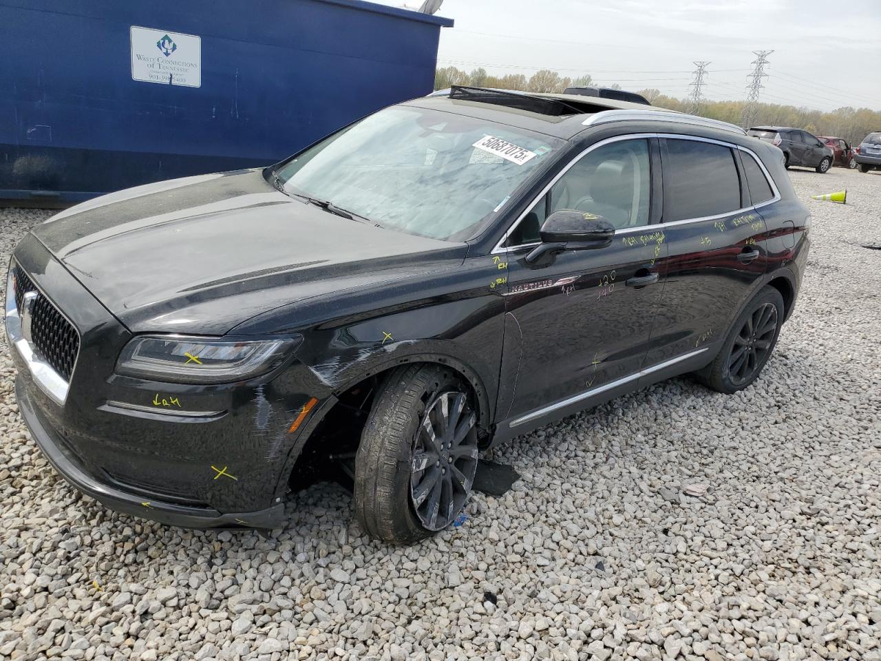 2022 Lincoln Nautilus Reserve продається в Memphis, TN - Front End