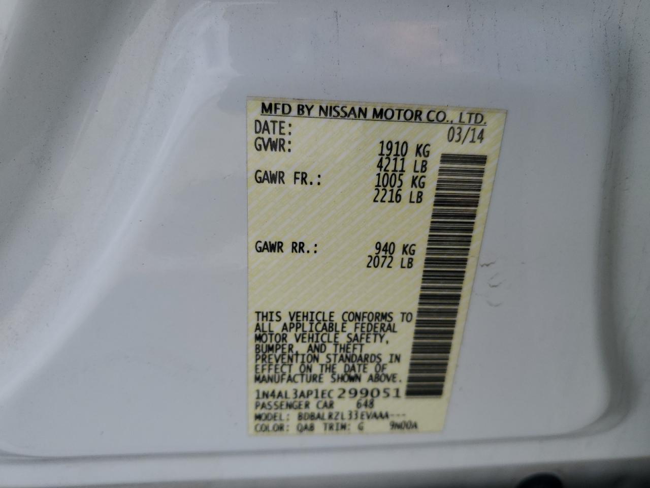 2014 Nissan Altima - Image 15