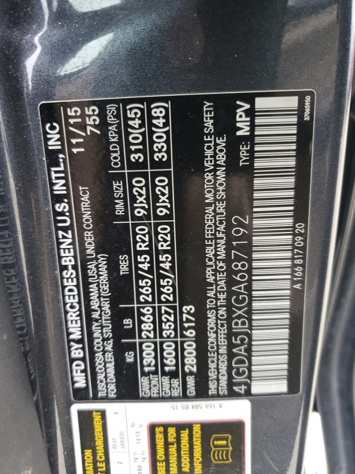 2016 Mercedes-Benz GLE - Image 12