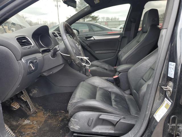 Hatchbacks VOLKSWAGEN GOLF 2012 Czarny