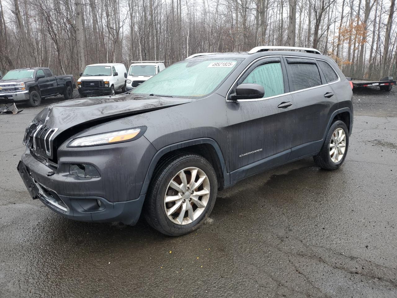 2015 Jeep Cherokee Limited იყიდება East Granby-ში, CT - Front End