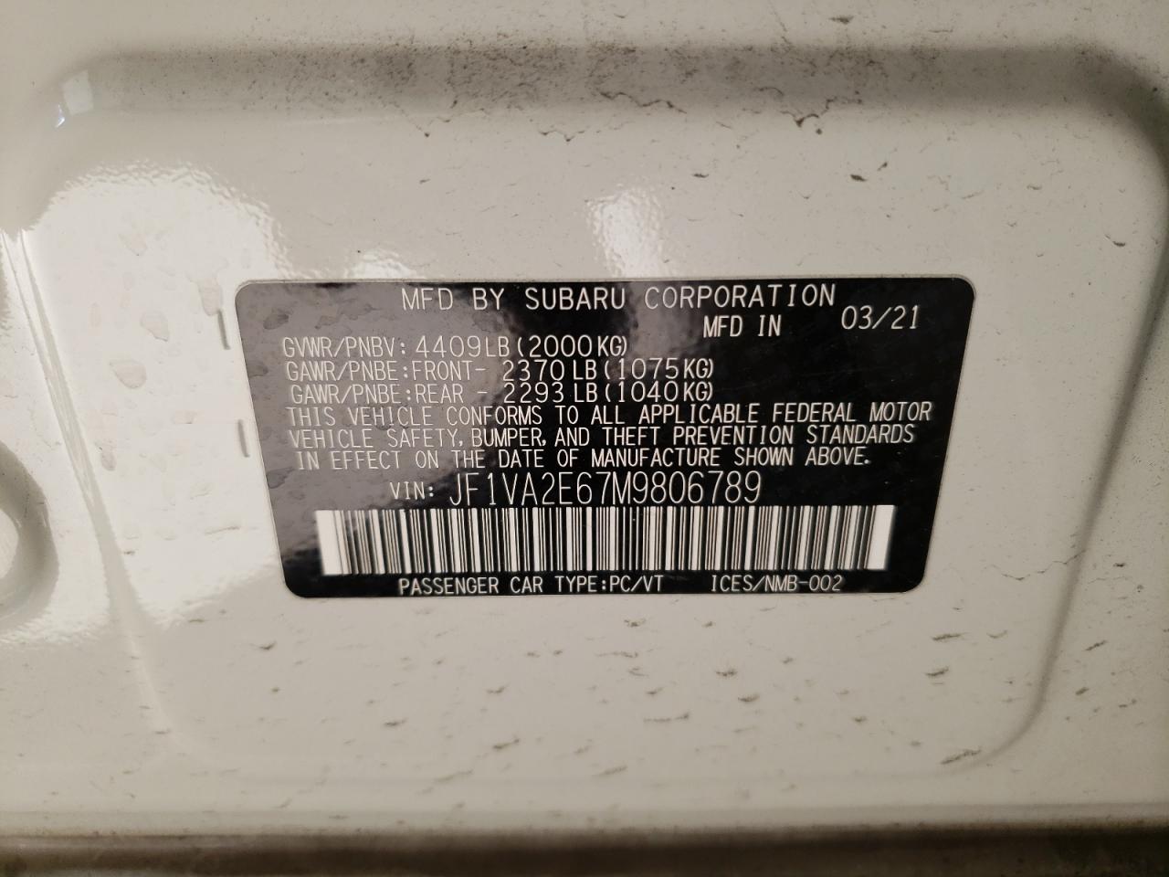 2021 Subaru WRX - Image 14