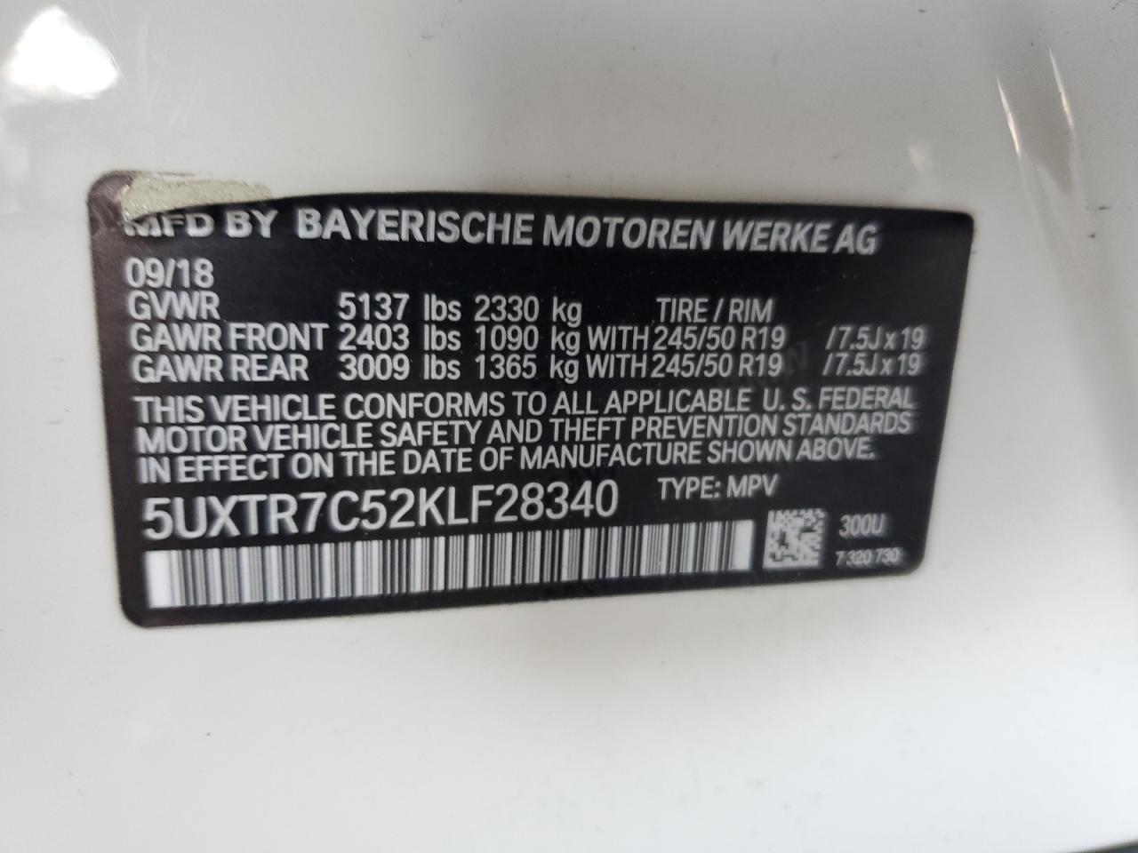 2019 BMW X3 - Image 12