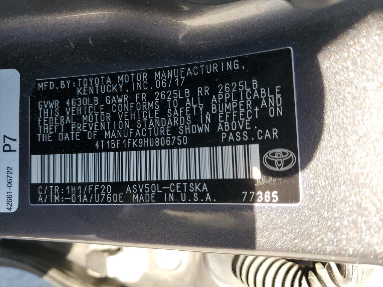 2017 Toyota Camry - Image 15