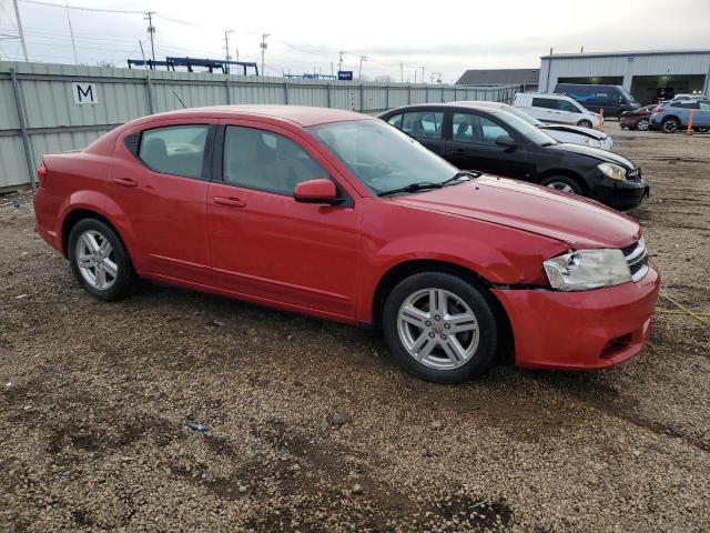  DODGE AVENGER 2012 Czerwony