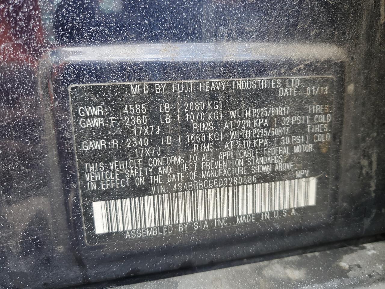 2013 Subaru Outback - Image 12