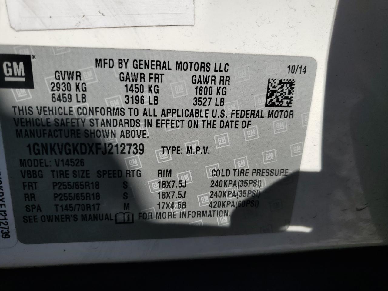 2015 Chevrolet Traverse - Image 13