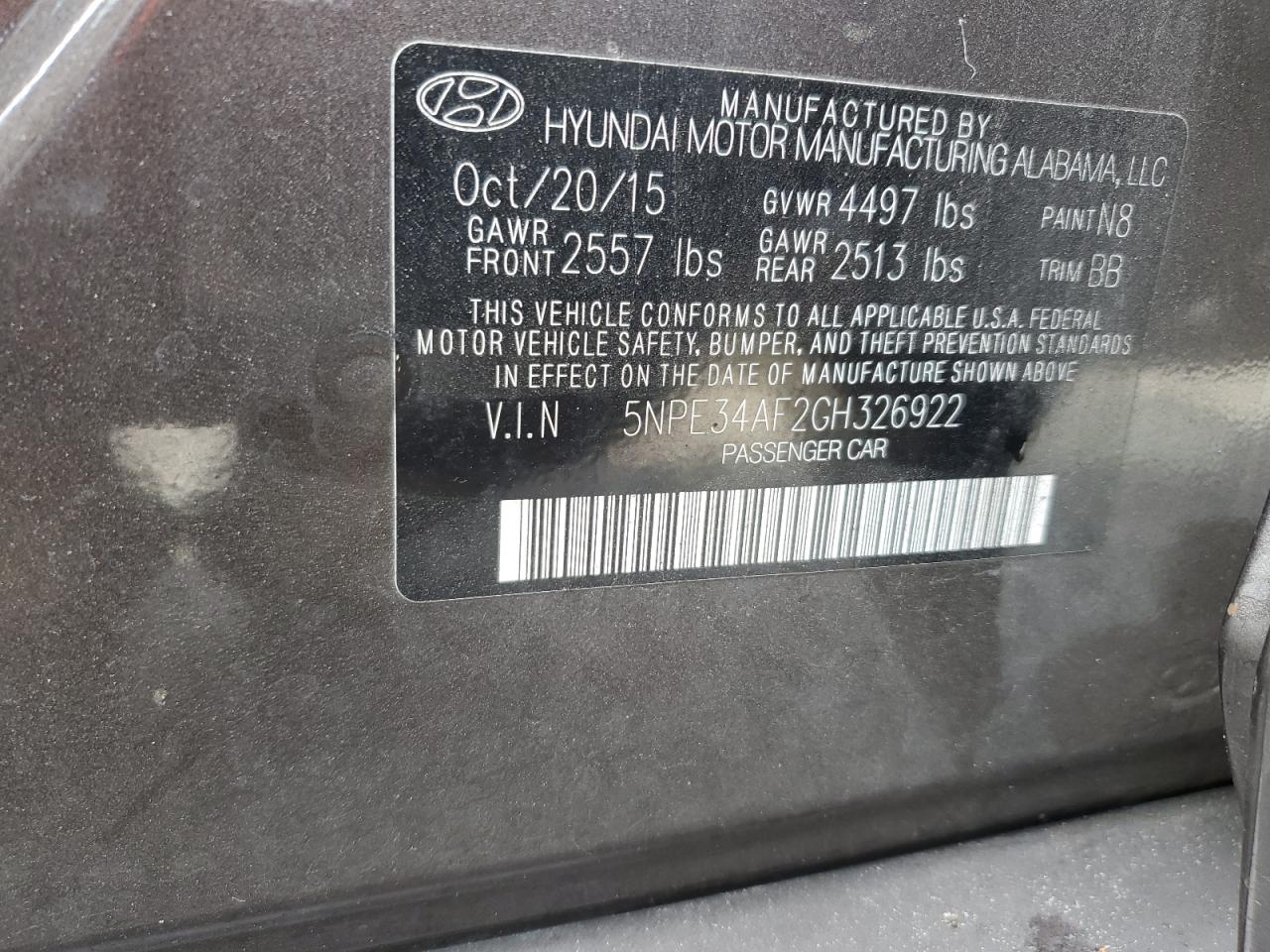 2016 Hyundai Sonata - Image 14