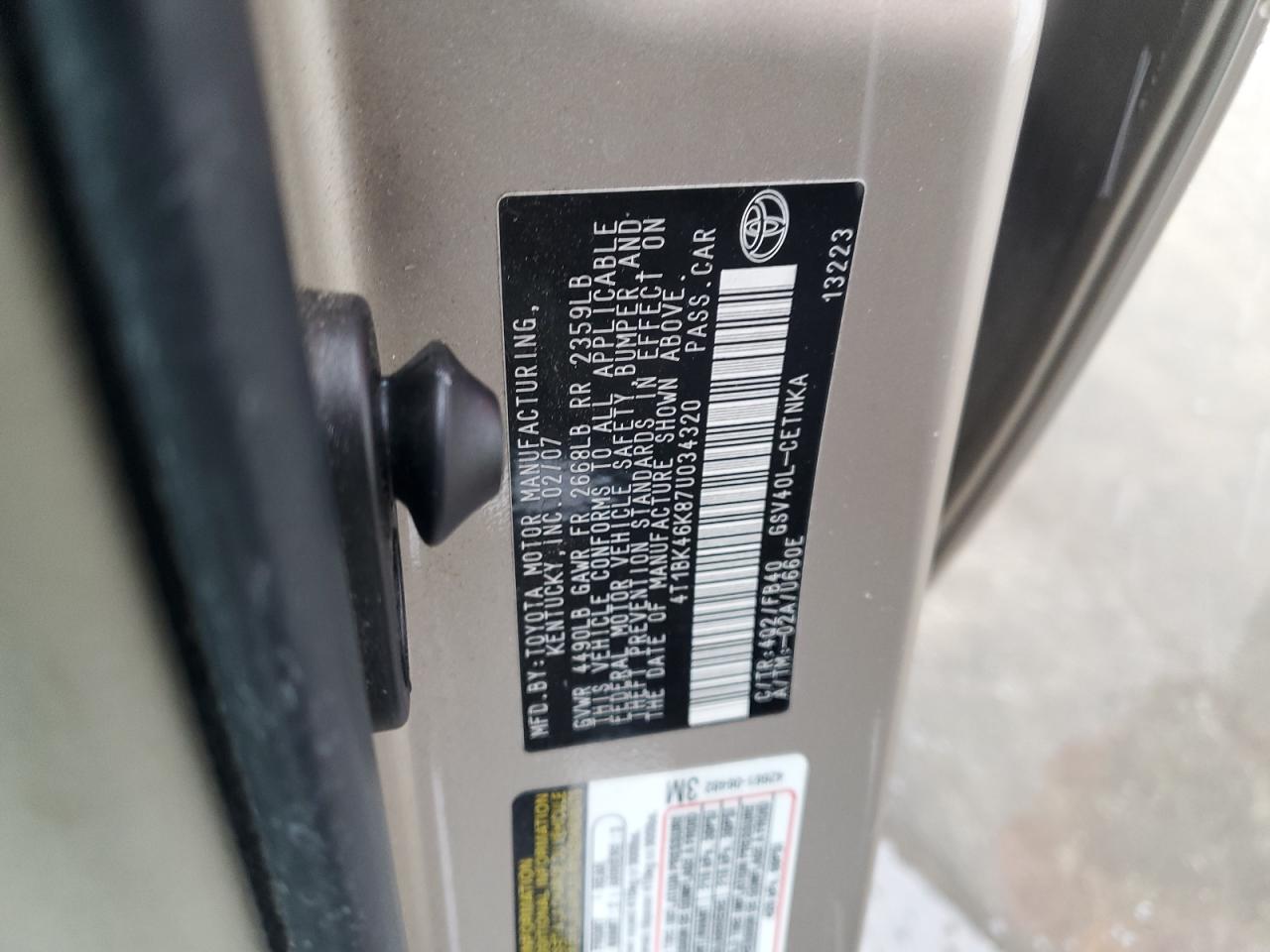 2007 Toyota Camry - Image 12