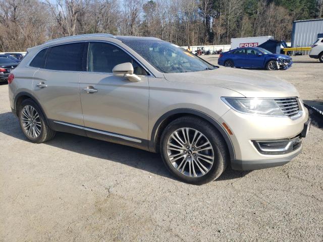  LINCOLN MKX 2017 Кремовый