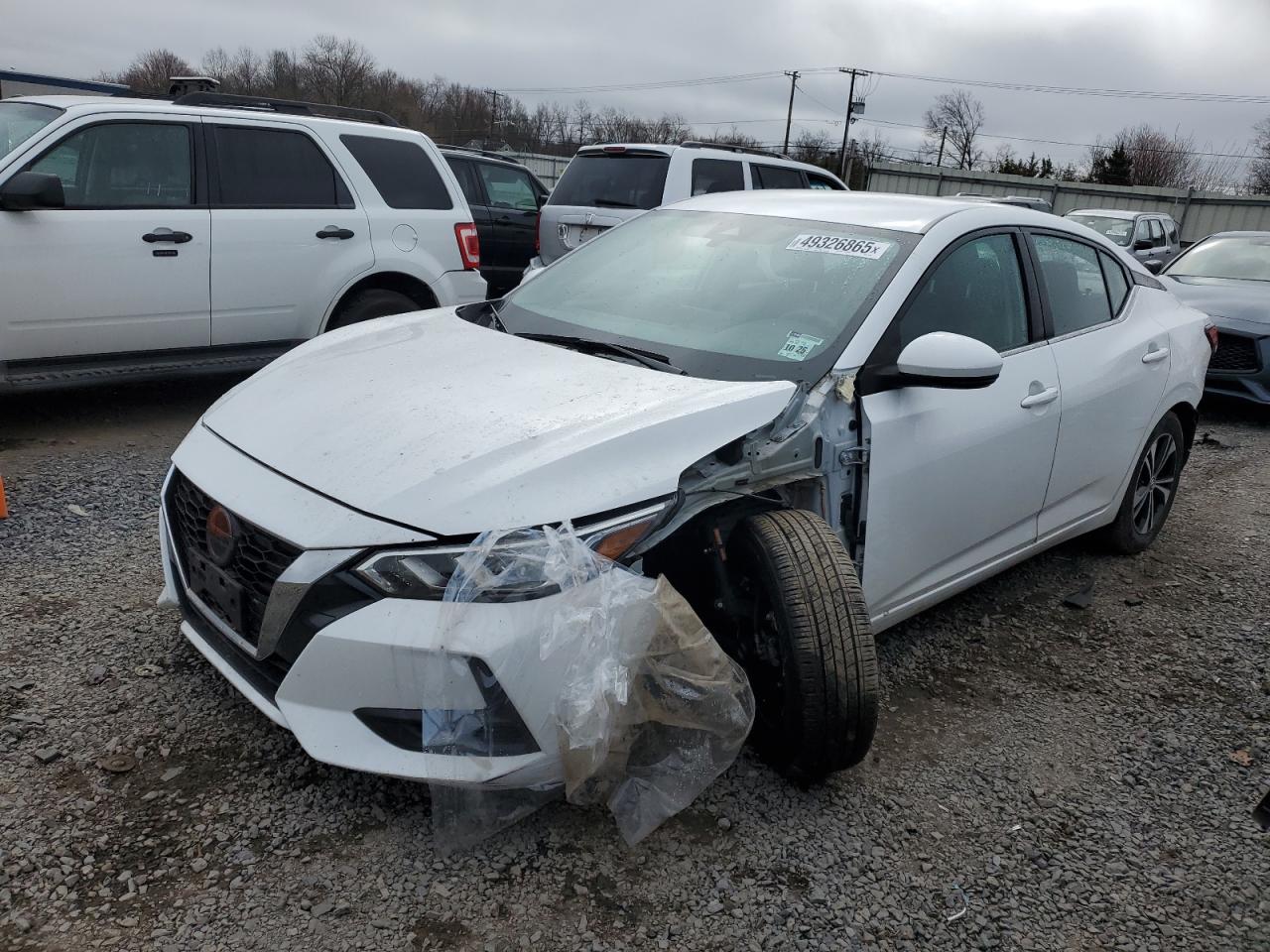 2020 Nissan Sentra Sv en Venta en Hillsborough, NJ - Front End