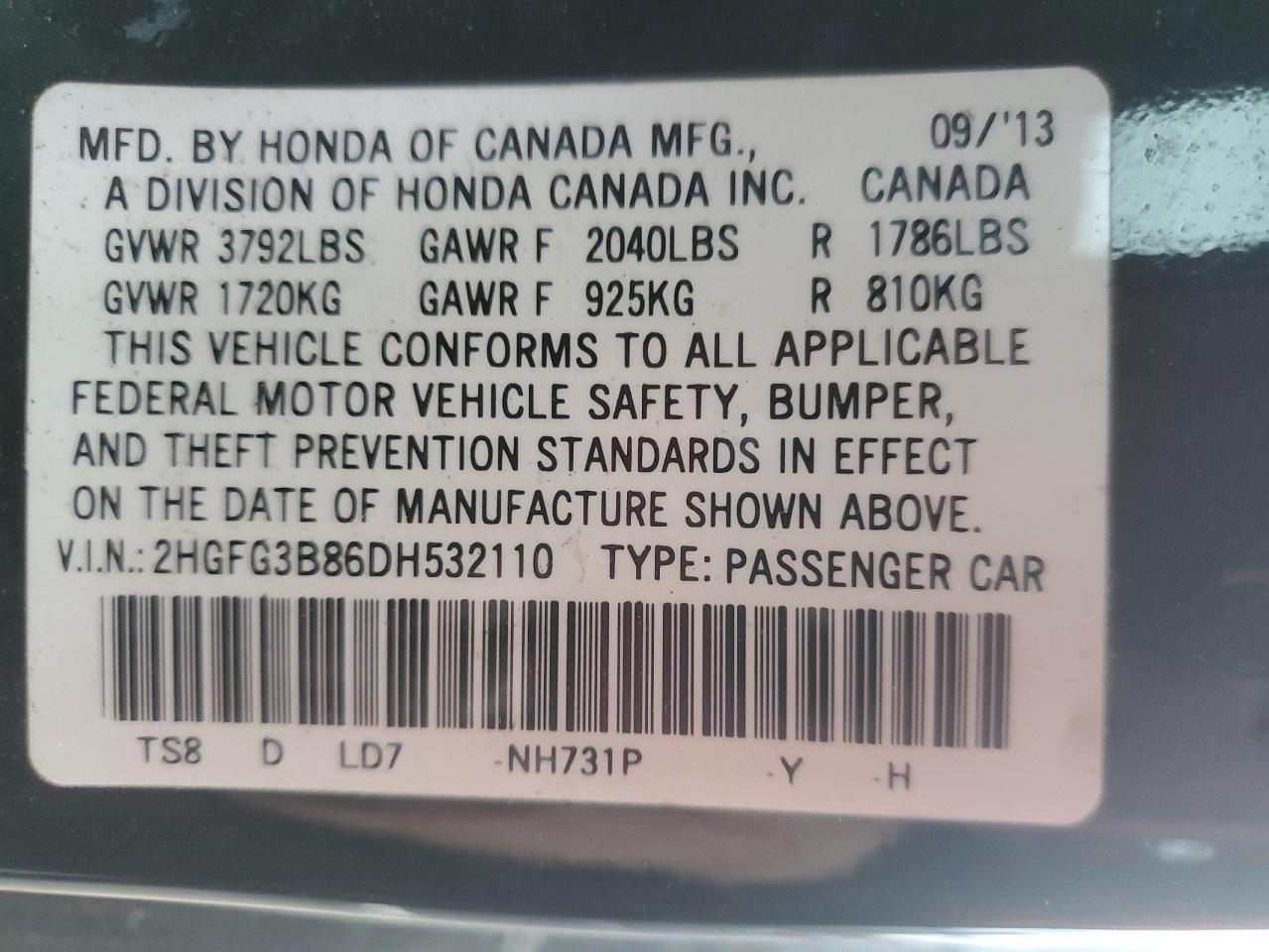 2013 Honda Civic - Image 14
