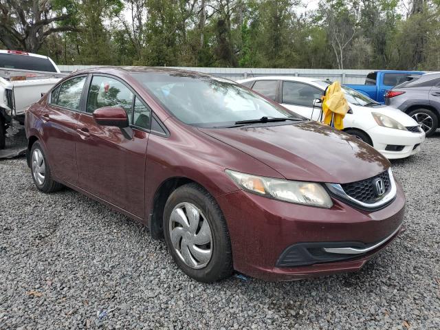 Седаны HONDA CIVIC 2014 Бургунди