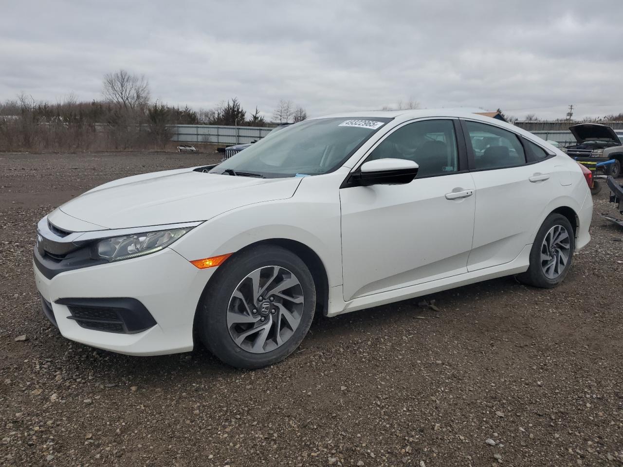 2018 Honda Civic Ex en Venta en Columbia Station, OH - Side