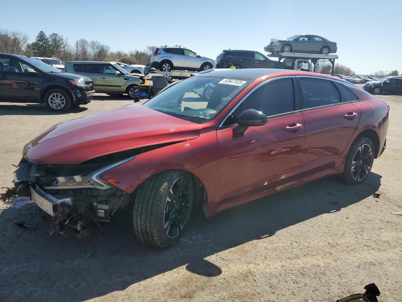 2021 Kia K5 Gt Line იყიდება Pennsburg-ში, PA - Front End
