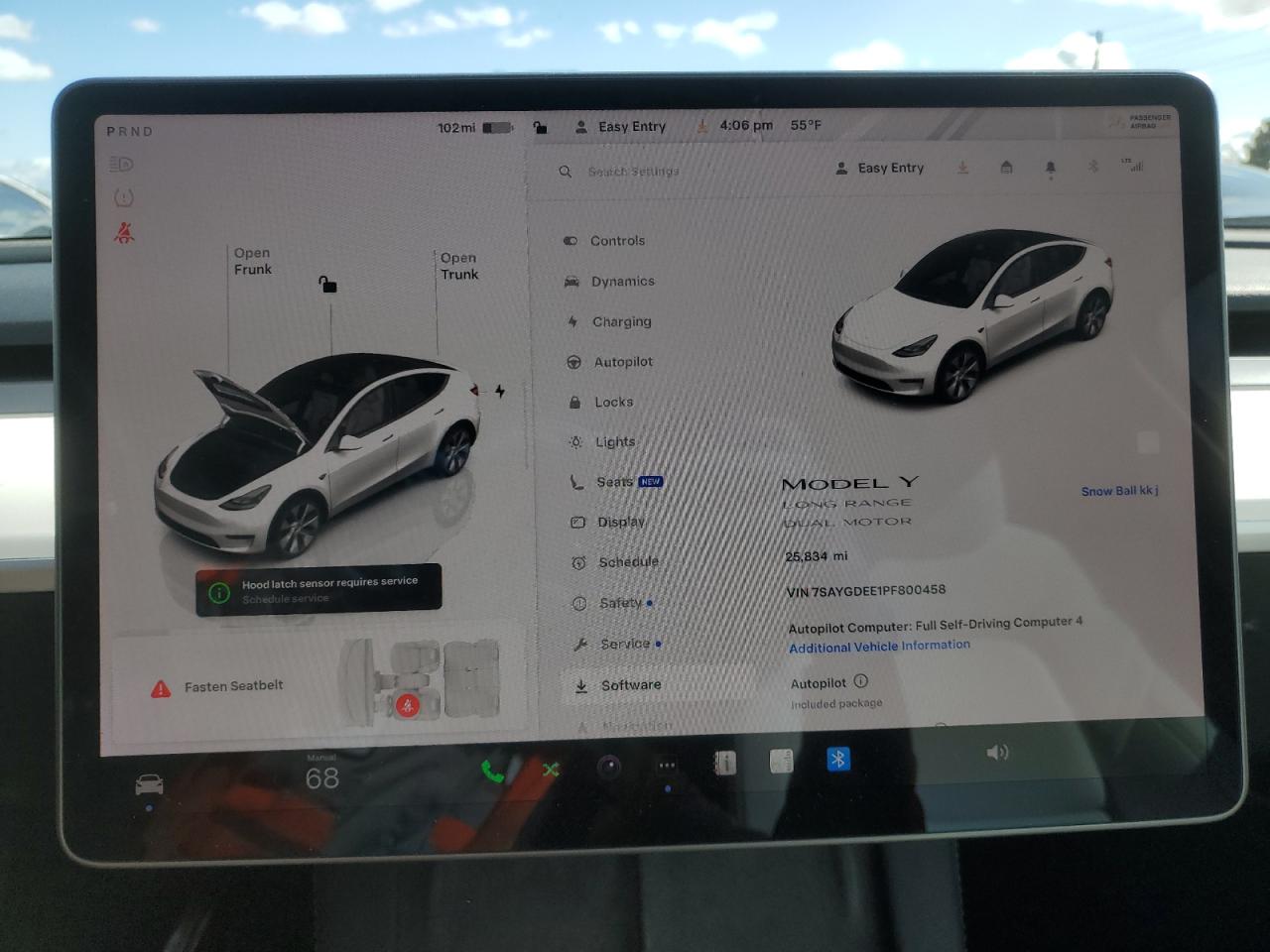 2023 Tesla Model Y VIN: 7SAYGDEE1PF800458 Lot: 47595485