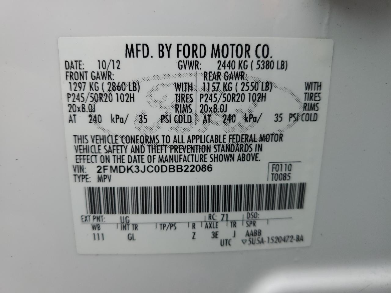 2013 Ford Edge - Image 14
