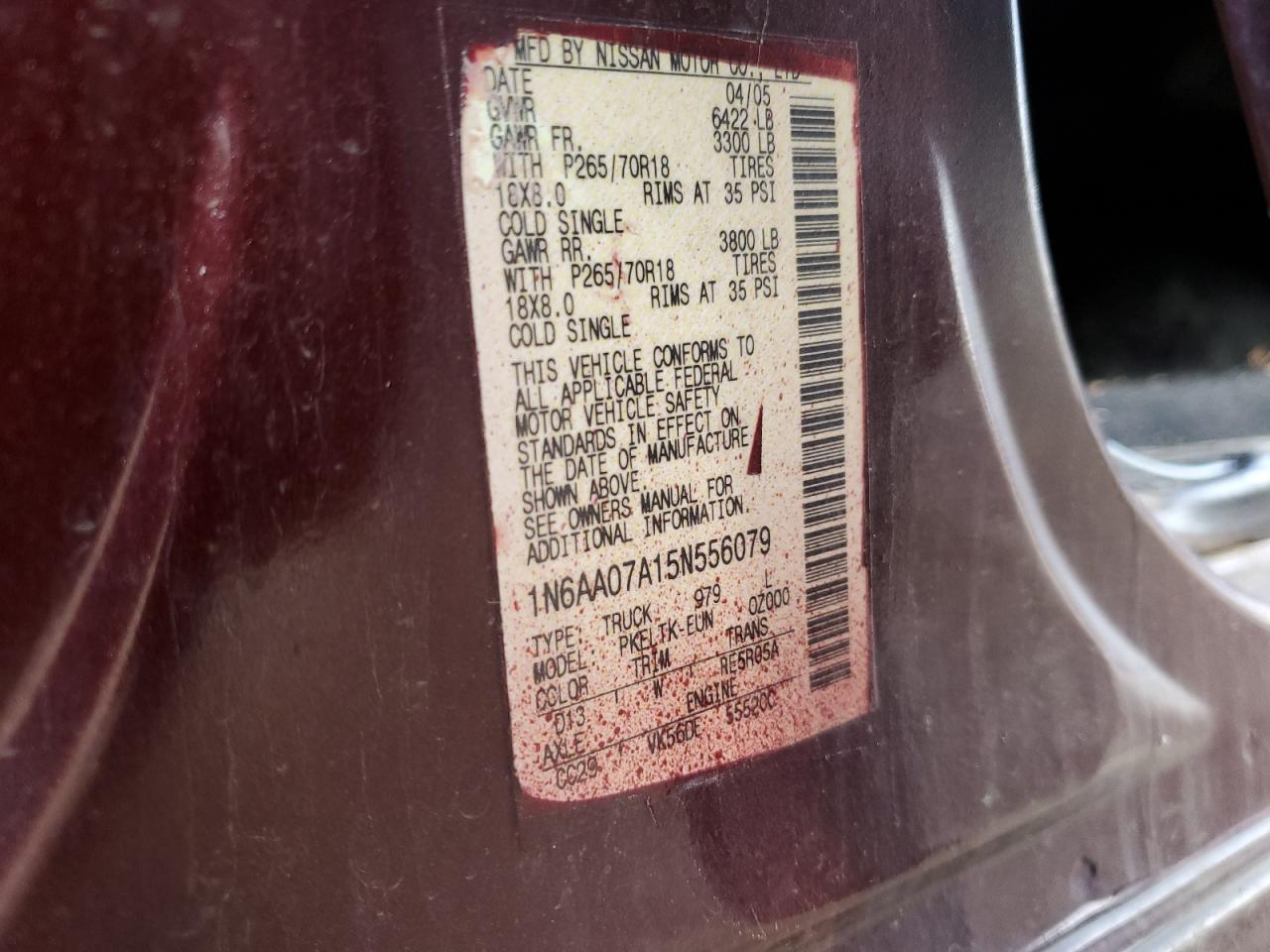 2005 Nissan Titan - Image 14