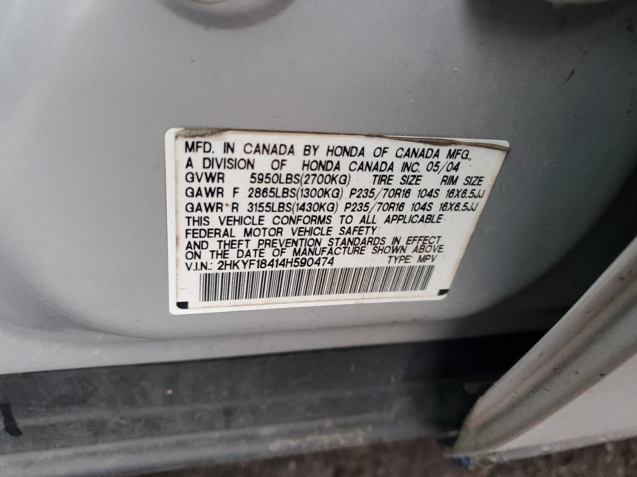 2004 Honda Pilot - Image 13