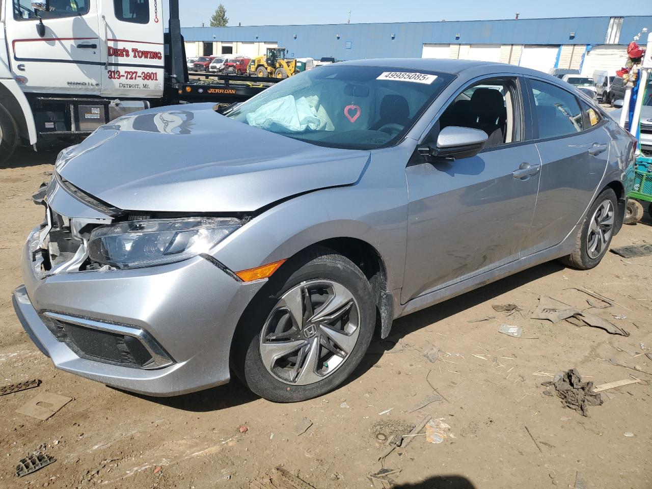 2021 Honda Civic Lx للبيع في Woodhaven، MI - Front End