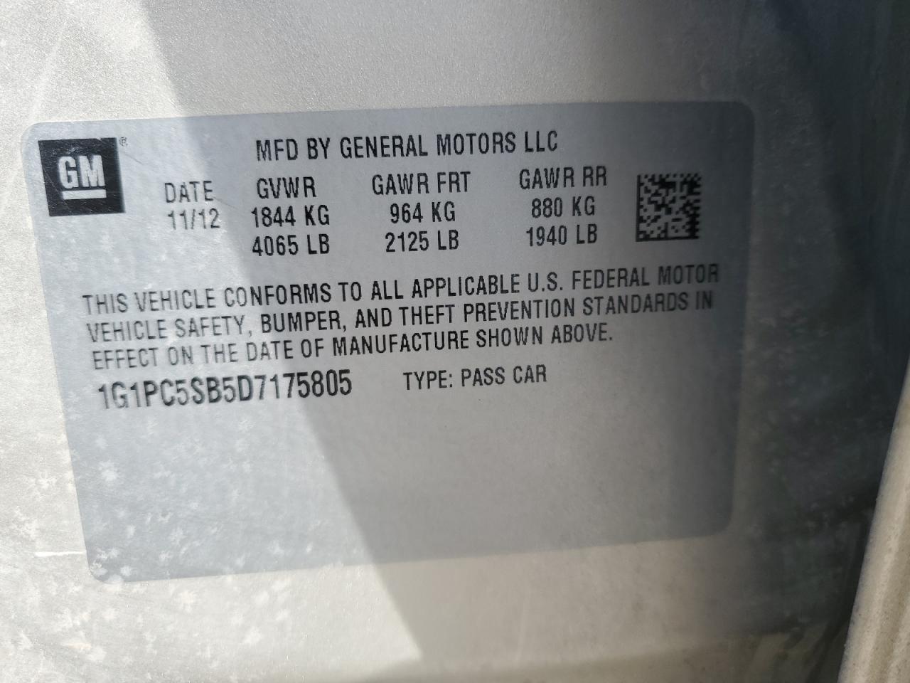 2013 Chevrolet Cruze - Image 12