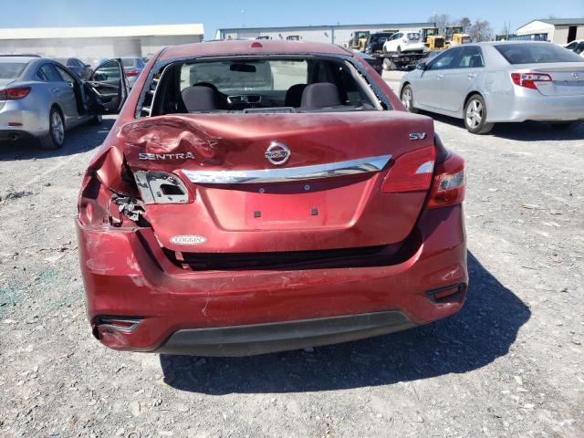  NISSAN SENTRA 2018 Красный
