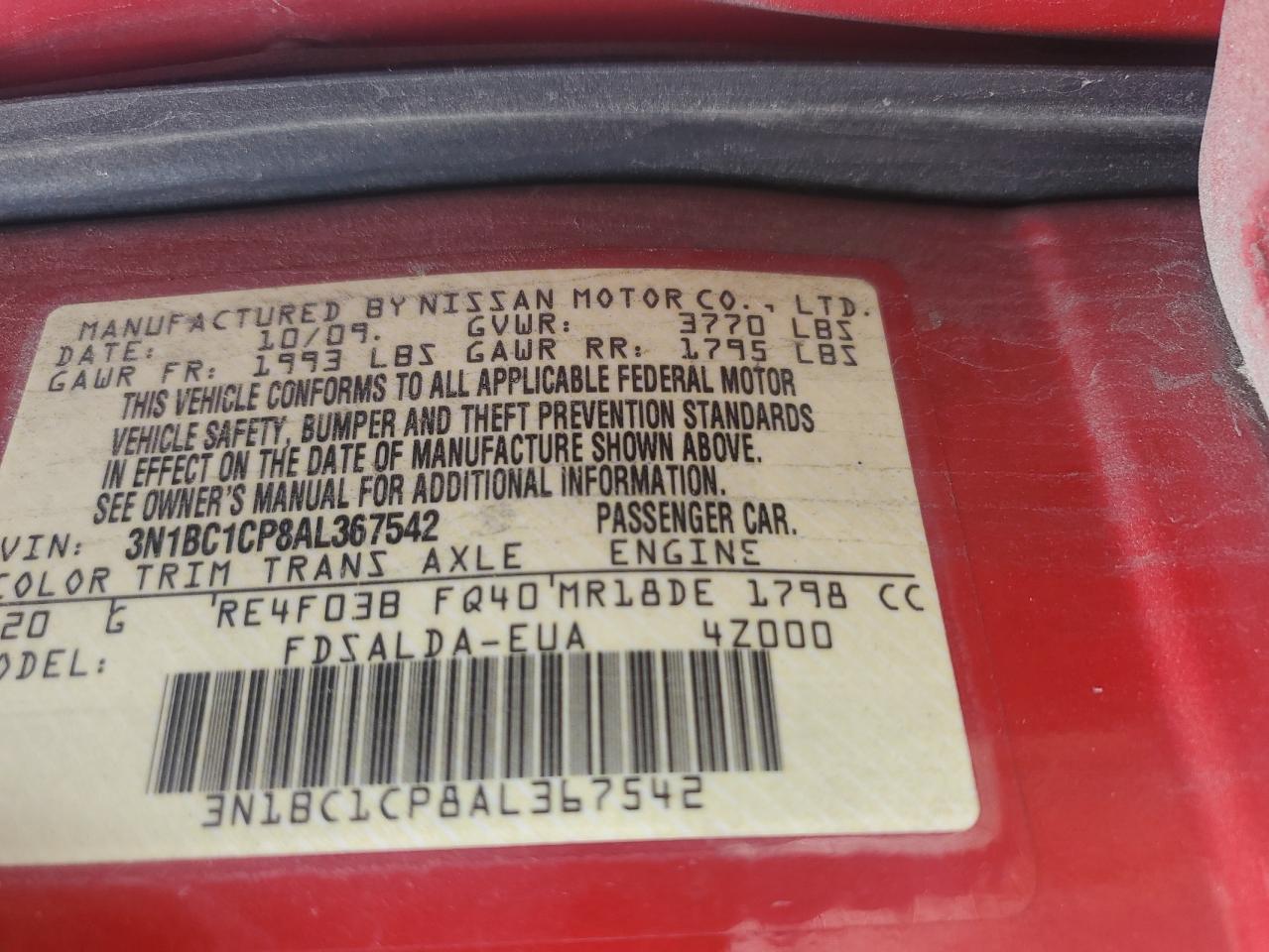2010 Nissan Versa - Image 13
