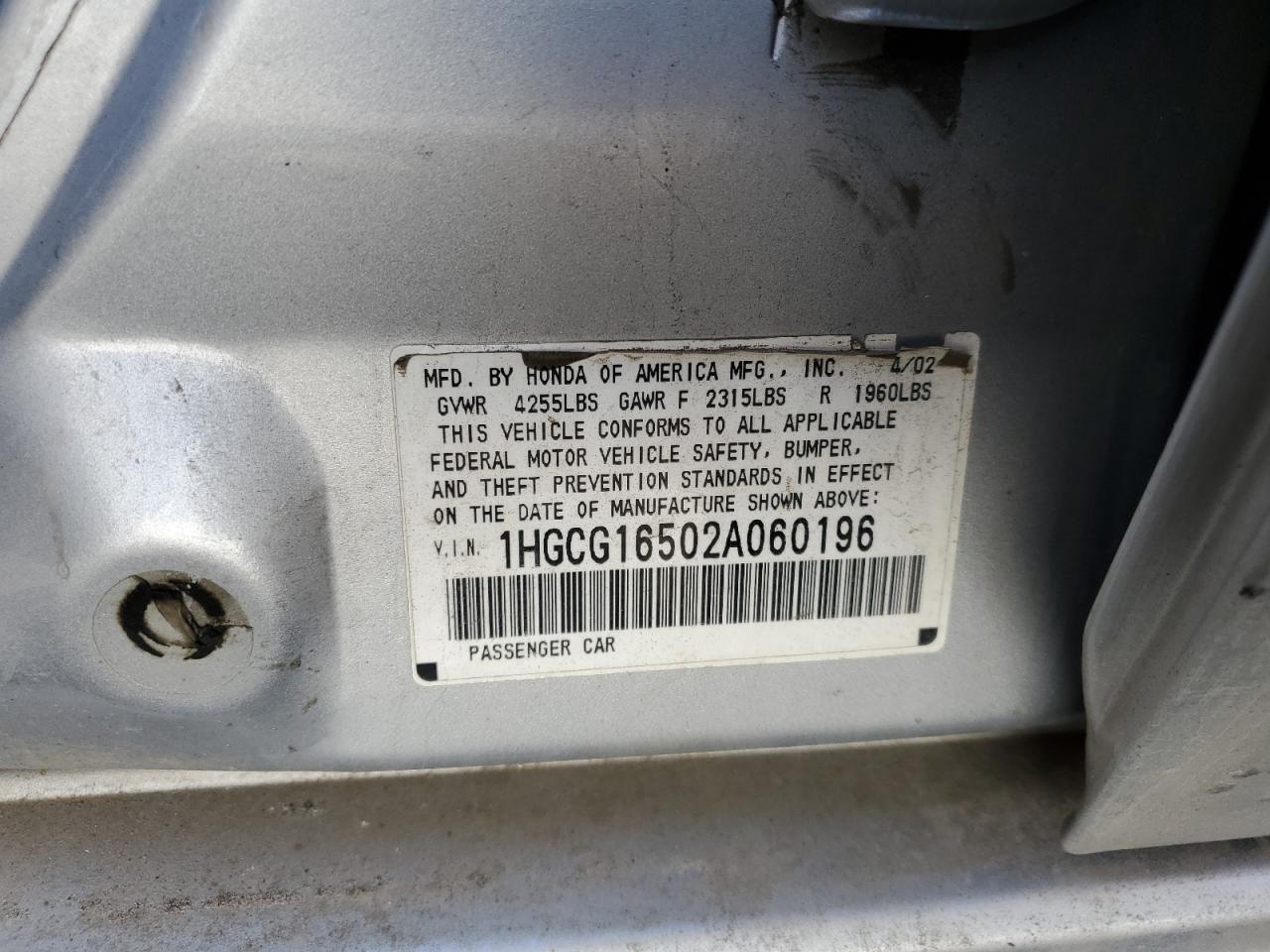2002 Honda Accord - Image 14