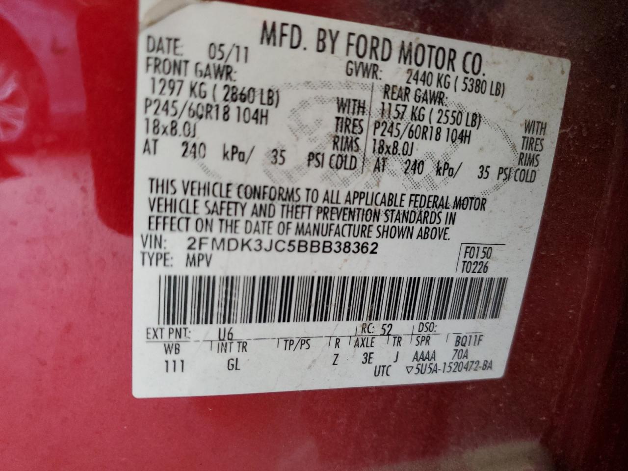 2011 Ford Edge - Image 13